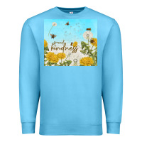 Ocean Blue spread kindness with dandelions Premium Sweatshirt - TumblerDesignByShophia