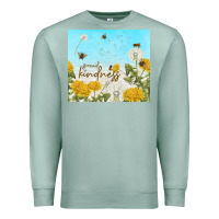 Seafoam spread kindness with dandelions Premium Sweatshirt - TumblerDesignByShophia