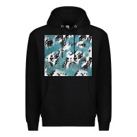 Black teal glitter and cowhide Premium Hoodie - TumblerDesignByShophia