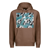 Chestnut teal glitter and cowhide Premium Hoodie - TumblerDesignByShophia