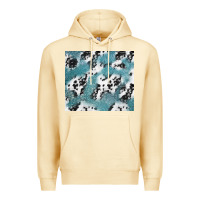 Pina Colada teal glitter and cowhide Premium Hoodie - TumblerDesignByShophia