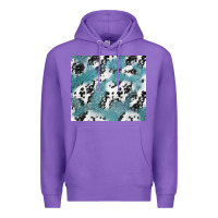 Purple teal glitter and cowhide Premium Hoodie - TumblerDesignByShophia