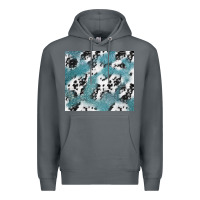 Rock teal glitter and cowhide Premium Hoodie - TumblerDesignByShophia