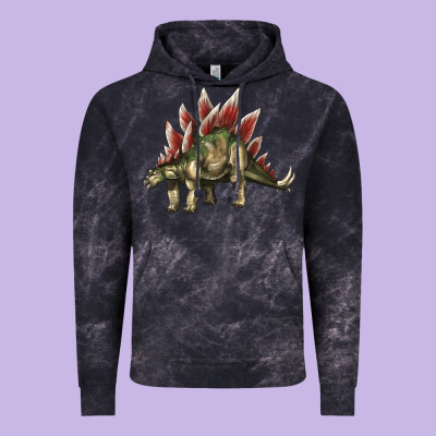 Stegosaurus Vintage Hoodie Designed By Lillyallendesigns