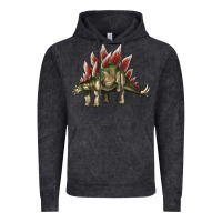 Vintage Black Stegosaurus Vintage Hoodie - LillyAllenDesigns