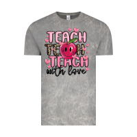 Cloud Rock teach teach teach with love Vintage Tee - MaliasSmallBusiness