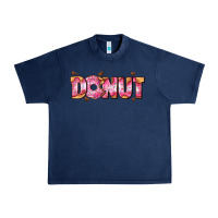 Navy donut with donut and hearts Urban Heavy Tee - AdoDesignShop