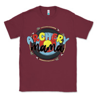 Burgundy archery mama Classic Tee - MaliasSmallBusiness