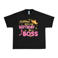 Black birthday boss Urban Heavy Tee - MaliasSmallBusiness