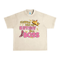 Sandshell birthday boss Urban Heavy Tee - MaliasSmallBusiness