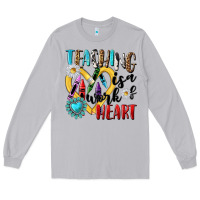 Moon Dust teaching is a work of heart Long Sleeve Tee - NancyCooperArtShop
