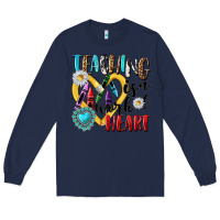 Navy teaching is a work of heart Long Sleeve Tee - NancyCooperArtShop