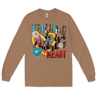 Toasted Coconut teaching is a work of heart Long Sleeve Tee - NancyCooperArtShop