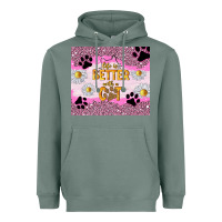 Sage life is better with a cat Heavyweight Hoodie - TumblerDesignByShophia