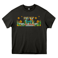 Asphalt tx texas 16oz libbey glass Heavy Core Tee - HRA Design Shop