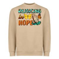 Mushroom rejoicing in hope Heavyweight Sweatshirt - NancyCooperArtShop