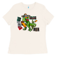 Bone taco saurus rex Ladies Tee - CowhideDigitalArt