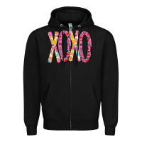 Black Valentine Xoxo Zipper Hoodie - Bettercallsaul
