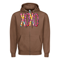 Chestnut Valentine Xoxo Zipper Hoodie - Bettercallsaul