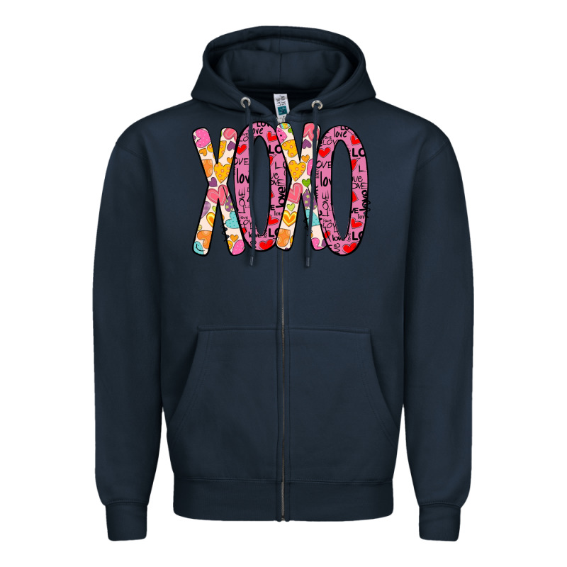 Valentine Xoxo Zipper Hoodie by Bettercallsaul | Teevron