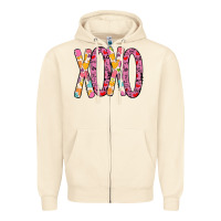 Sandshell Valentine Xoxo Zipper Hoodie - Bettercallsaul