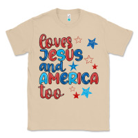 Mushroom love jesus and america too Classic Tee - JahusDesignShop