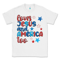 White love jesus and america too Classic Tee - JahusDesignShop