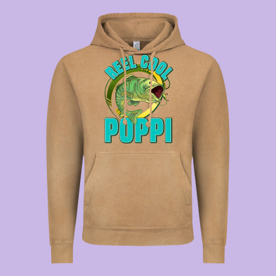 Reel Cool Poppi Vintage Hoodie Designed By Jasminsmagicworld