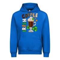 Cobalt Irish coffee St. Patrick's Day Urban Hoodie - FaDigitalArtStudio