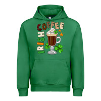 Emerald Irish coffee St. Patrick's Day Urban Hoodie - FaDigitalArtStudio
