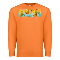 Carrot butterflies summer Premium Sweatshirt - TumblerDesignByShophia