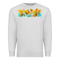 Dove Grey butterflies summer Premium Sweatshirt - TumblerDesignByShophia