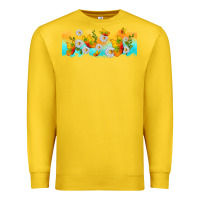 Lemon butterflies summer Premium Sweatshirt - TumblerDesignByShophia