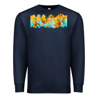 Navy butterflies summer Premium Sweatshirt - TumblerDesignByShophia