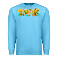 Ocean Blue butterflies summer Premium Sweatshirt - TumblerDesignByShophia