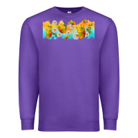 Purple butterflies summer Premium Sweatshirt - TumblerDesignByShophia