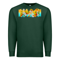 Sports Green butterflies summer Premium Sweatshirt - TumblerDesignByShophia