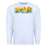 White butterflies summer Premium Sweatshirt - TumblerDesignByShophia