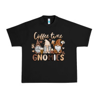 Black coffee time gnomies Urban Heavy Tee - MaliasSmallBusiness