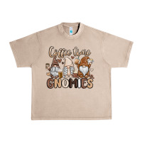 French Oak coffee time gnomies Urban Heavy Tee - MaliasSmallBusiness