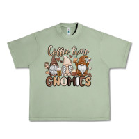 Oil Green coffee time gnomies Urban Heavy Tee - MaliasSmallBusiness