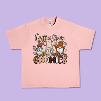 Coffee Time Gnomies Urban Heavy Tee Designed By Maliassmallbusiness