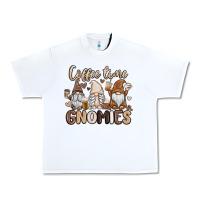 White coffee time gnomies Urban Heavy Tee - MaliasSmallBusiness