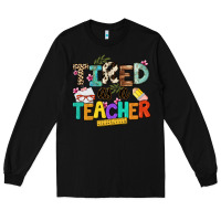 Black tired as a teacher Long Sleeve Tee - NancyCooperArtShop