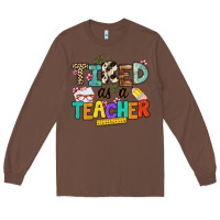 Chestnut tired as a teacher Long Sleeve Tee - NancyCooperArtShop