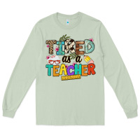 Matcha tired as a teacher Long Sleeve Tee - NancyCooperArtShop