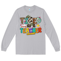 Moon Dust tired as a teacher Long Sleeve Tee - NancyCooperArtShop