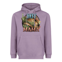 Lavender Boy Mama western cactus Cowboy Heavyweight Hoodie - HowdyJamesFarm