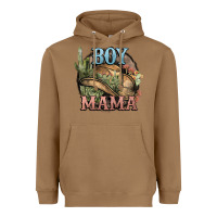 Toasted Coconut Boy Mama western cactus Cowboy Heavyweight Hoodie - HowdyJamesFarm