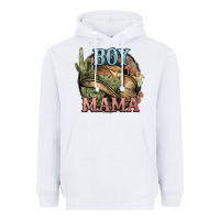 White Boy Mama western cactus Cowboy Heavyweight Hoodie - HowdyJamesFarm